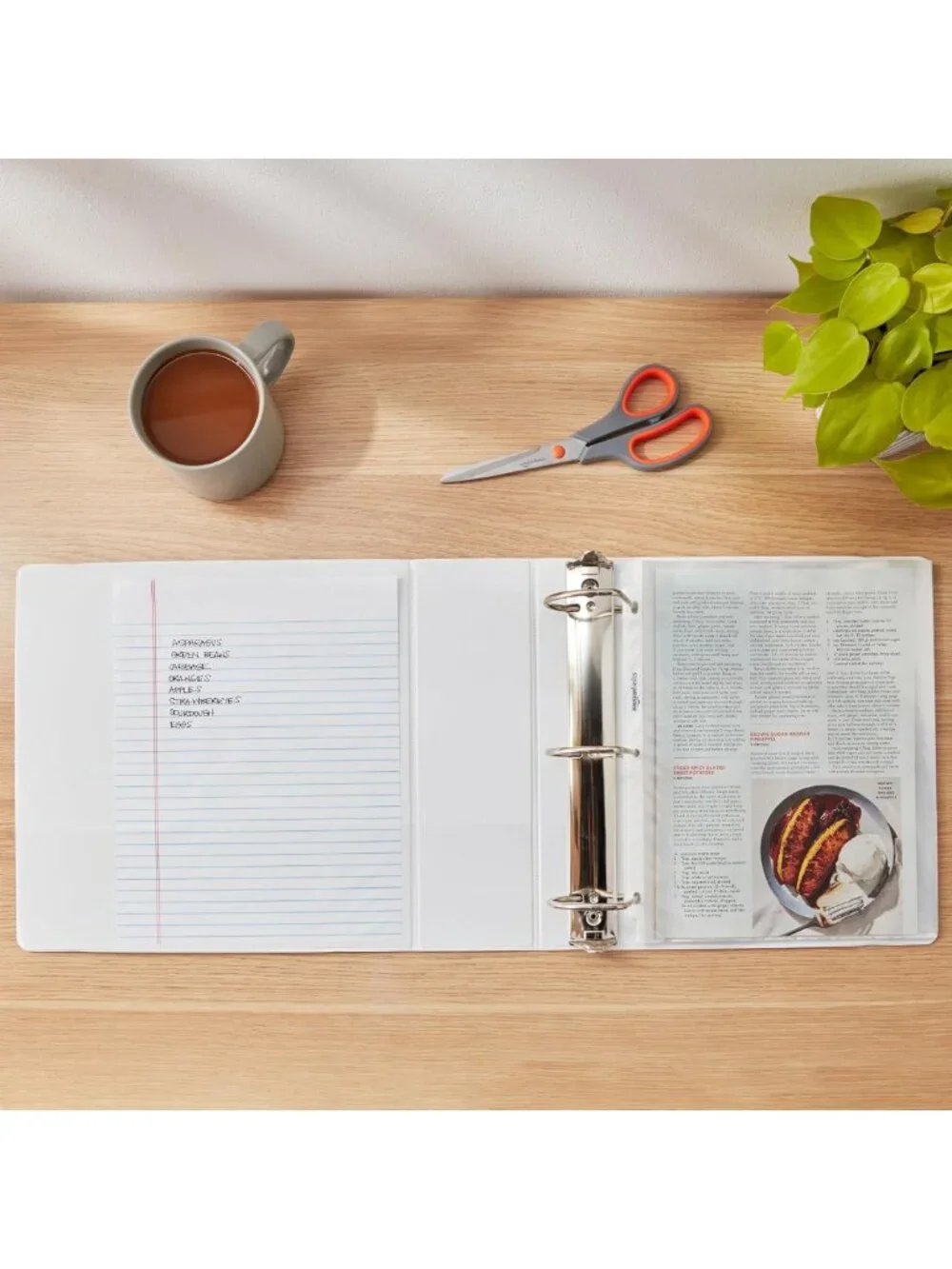 3-Inch D-Ring Binders, 2-Pack - Perfect for School, Home Office & Paper Storage